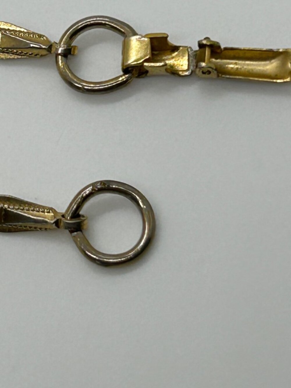 Vintage Ceramic Elephant Pendant Necklace Hand Paint Gold-tone Enamel Good Luck - Picture 7 of 12